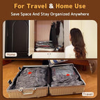 Vacuum Bags for Travel with Wireless Rechargeable Pump, Compression Space Saver Bags for Clothing, Luggage & Suitcase, 15 Combo Travel Size