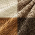 MIULEE Pack of 4 Brown Couch Throw Pillow Covers 20x20 Inch Soft Decorative Chenille Pillows Farmhouse Accent Cushions for Boho Home Decor Spring Sofa Bedroom Living Room