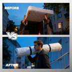 Vacuum Mattress Bag for moving, Vacuum Sealed Bags for Mattress Storage, Mattress Compression Bag for Easy Moving&Storage, Foam and Latex Mattress Vacuum Bag with Straps(QUEEN/FULL)