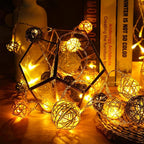 Patelai 36 Pcs Wicker Rattan Balls Decorative Balls for Vase Centerpiece Bowls Orbs Filler for Home Decor,4 Sizes(White, Wood Color, Light Tan, Coffee,2.8'',2.4'',2'',1.6'')