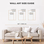 qmmp Modern Wooden Wall Sculptures - Set of 3 - Home Decor Accent - Large Wall Art for Living Room, Bedroom, Office - Easy Installation (Oak, Medium - Mountain and Sun)