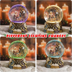Vipush Christmas Snow Globe - Holy Family Musical Snow Globe with Color Changing Led Lights, Christmas Decorations with Music Box Gifts for Girls Kids, Decorations for Christmas & Birthday