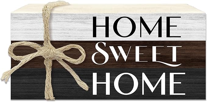 Decorative Books For Home Decor, Wood Book Stack For Table Decor, Home Decor Book For Living Room Mantel, Farmhouse Stacked Books Decorative（L45）