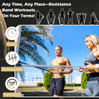 Resistance Bands for Exercise Working Out, 5-Level Pull-Up Assistance Full-Body Training Bands for Women Men Home Workouts, Physical Therapy, Strength Training