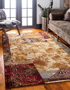 Unique Loom Barista Collection Area Rug - Arusha (2' 2" x 3' 1" Rectangle, Beige/ Black)
