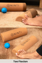 Ninti Balance Board - Premium Cork Balancing Board & Foot Strengthener for Enhanced Foot Function | Unique Design for Balance Stability & Foot Strength | Improve Mobility & Prevent Falls | Balance Trainer | USA Owned