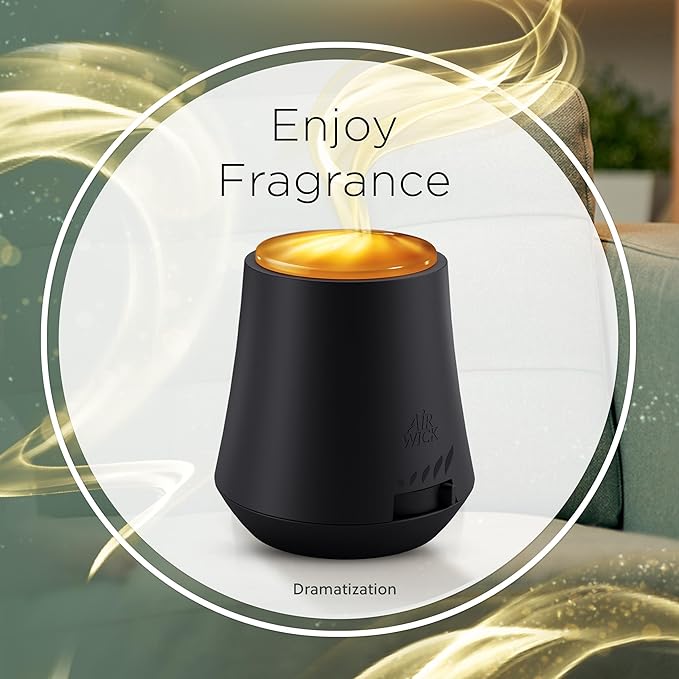Air Wick Essential Mist Starter Kit (Gadget + 1 Refill), Linen & Petals, Air Freshener, Essential Oils