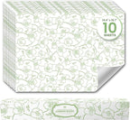 Jasmine Scented Drawer Liners for Dresser Drawers (10 Large Sheets, 19.7" x 14.4") - Non Adhesive Drawer Paper Liner for Bedroom Dresser & Closet Shelves by Linda’s Essentials