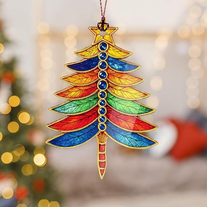 Christmas Women Gifts 2026 - Christmas Ornaments 2026 - Dragonfly Ornament - Dragonfly Gifts for Women - Christmas Women Decoration Ornaments
