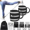 Ankle Resistance Bands with Cuffs, Home Gym Workout Equipment, Lifting Glute Butt Exercise Equipment for Women, Ankle Weights Fitness Set, Leg Booty Equipment for Training Perfect Body Shape
