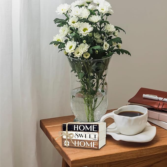 Mini Decorative Books For Home Decor, Small Wood Book Stack For Table Decor, Home Decor Book For Living Room Mantel, Farmhouse Stacked Books Decorative（L34）