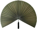 Chicvillage Fan Wall Decor 60", Fan Decor for Bedroom, Wall Fan Decor Large Bamboo Handwoven Art, Decorative Fans for Wall, Boho Headboard Hanging (Green)