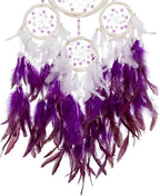 Large Rattan Dream Catchers - Modena Rooster Feather with Luxury Pearl, Multiring, Handmade Dreamcatcher for Bedroom, Dream Catcher for Girls, Dream Catchers for Boys, Dream Catcher Wall Decor