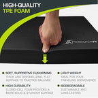 ProsourceFit Exercise Balance Pad, Non-Slip Cushioned Foam Mat & Knee Pad for Fitness and Stability Training, Yoga, Physical Therapy