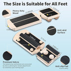 Professional Ankle Balance Board - Adjustable Foot Strengthener with 12 Interchangeable Pods for Stability Training at Home, Gym, Outdoor & Workspace, Physical Therapy and Pain Relief