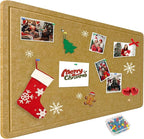 Large Bulletin Board - Foldable 36x60 Inches Cork Board Alternative with 20 Push Pins, 5' x 3' Self-Adhesive Felt Bulletin Board for Wall, Home Office Classroom Decor