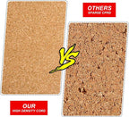 Cork Board Bulletin Board 24 x 36, Silver Aluminium Framed 2x3 Corkboard, Office Board for Wall Cork, Large Wall Mounted Notice Pin Board