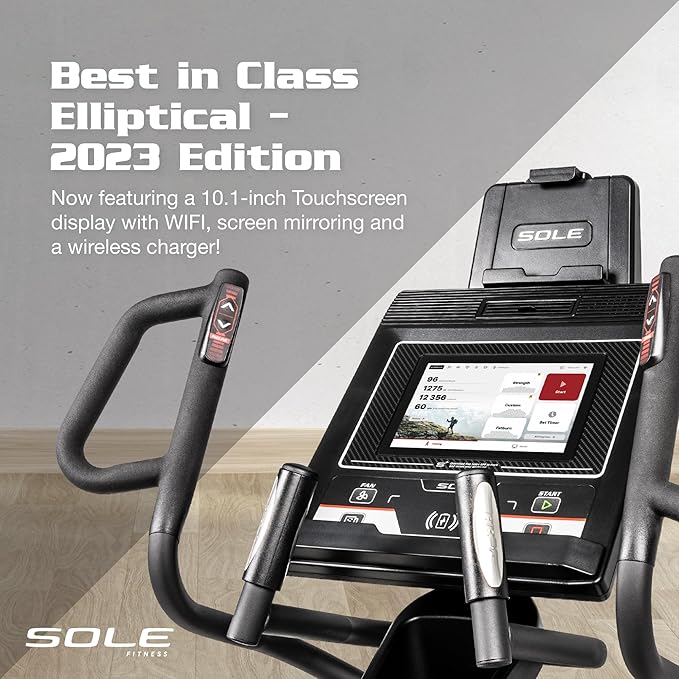 SOLE Fitness Elliptical Exercise Machines, Models E25, E35, E95, E95S, E98, Elliptical Machines for Home Use, Home Exercise Equipment for Cardio Training, Work from Home Fitness Stepper Machine