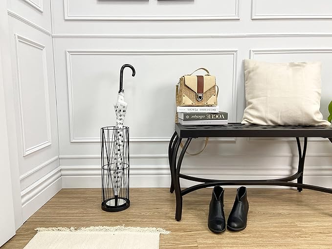 Mango Steam Pluvian Soakstone Umbrella Holder (Regular, Black)