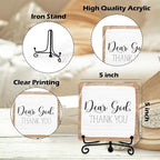 Modern Farmhouse Decor, Home Decor For Living Room, Boho Chic Aesthetic Shelf Decorations, Christian Dear God Acrylic Sign, Farmhouse Entryway Tv Stand Fireplace Coffee Table Decoration (13)