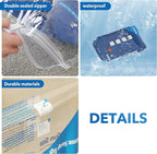MEIQIHOME Vacuum Storage Bags, Space Saver Sealer Bags,Vacuum seal bags for clothing, Pillows, Comforters, Blankets, Bedding,24 Pack Vacuum Storage Bags with Electric Pump