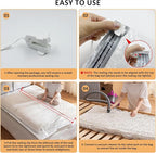 2 PCS Mattress Vacuum Bag, 86.7x39.4 inches Space Saver vacuum Storage Bags,Oversized Vacuum bags, MattressBag Vacuum Sealer Bag for Memory Foam Mattress Moving Shipping Storage