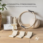 Premium Loop Resistance Bands Set - Non Slip Fabric Booty Bands for Glutes & Legs (Light, Medium, Heavy) | Hip Bands for Pilates, Strength Training & Home Workouts