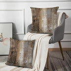 Teal Abstract Art Artwork Pillow Cover, Gallery Modern Decorative Throw Pillows Cushion Cover for Bedroom Sofa Living Room 18 x 18 Inch Set of 2