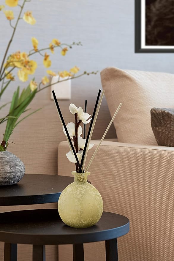 50 Pcs Black Reed Diffuser Sticks Refill Replacement 10 inch Fragrance Essential Oil Aroma Reed Diffuser Sticks (Black-50pcs)