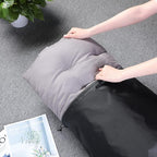 Chengu Jumbo Rug Storage Bag Large Nylon Dustproof Drawstring Space Saver Bags Black Reusable Nylon Cloth Carpet Cover 130 x 24 Inch Storage Pouch for Rug(1 Piece)