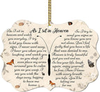 Hyturtle Sympathy Gift Memorial Butterfly Ornament - Butterfly Memorial Gifts for Loss of Loved One - Christmas Tree Cardinal Aluminum Ornament