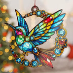 Hummingbird Gifts for Women - Christmas Ornament 2026 - Beautiful Christmas Ornaments Decorative Hummingbird with Meaningful Story Card Humming Bird Valentines Birthday Teacher Gift