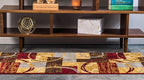 Unique Loom Barista Collection Area Rug - Kouillou (2' 2" x 6' 1" Runner, Multi/ Brown)