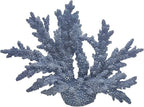 Etlemonde Beach Coastal Blue Coral Reef Decor Resin Statue - Faux Sea Coral Reef for Bathroom Shelf, Coffee Table, Nautical Beach House Home Decor Accent