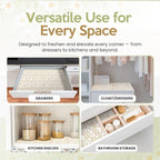 Chamomile Scented Drawer Liners for Dresser Drawers (10 Large Sheets, 19.7" x 14.4") - Non Adhesive Drawer Paper Liner for Bedroom Dresser & Closet Shelves by Linda’s Essentials
