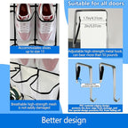 over the door shoe organizer,2025 upgraded,shoe organizer,35 Huge pockets,over door shoe organizer,Store size 13 shoes,shoe organizer,Strong material,hooks Suitable for various doors,White/black