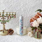 5.2 Inches Hand-Painted Mezuzah, Exquisite Enamel Design with Scroll Included for Jewish Occasions
