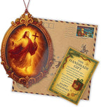 Christian Christmas Ornament 2026 - Religious Christmas Ornaments - Acrylic Ornament Christian Christmas Decor Gifts for Friends, cowoker, Men, Women, Office RUSATEN Tmlnativity