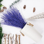 SLK 16-Pack Artificial Glitter Berry Stem Ornaments, Christmas Decorative Glittery Twigs, Picks, Branches for Tree, Wreath, Small Vase, Halloween Party (Royal Blue)