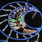 Dream Catchers for Adults,Dream Catchers Boys,Dream Catcher Wall Hangings,Crystal Tree of Life Dream Catcher,Large Moon Design Wall Hanging for Bedroom,Home Decor