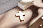Mud Gold Edge Marble Cross