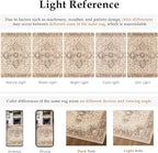 Brown 5x7 Area Rug Washable Vintage Living Room Carpet Non Slip Retro Distressed Low Pile Soft Oriental Medallion Thin Throw Rug for Kitchen Bathroom Office Bedroom Dining Room