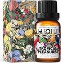 HIQILI Tropical Pleasures Diffuser Oil for Water or Waterless Diffusers, Inspired by Este. Lau Der Pleasures Exotic, Passion, Air Freshener Spray - 0.34 Fl Oz