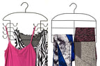 DR. Organizer Leggings/Yoga/Stretch Pants & Tank Top/Cami Closet Organizer Hanger 2/pc Set Combo, Tank Top & Pants, Black, 2 Piece