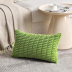 Fancy Homi 4 Packs Decorative Throw Pillow Covers for Living Room Couch Bed, Modern Farmhouse Boho Home Décor Accent Cushion Case, 20" x 12", Lime Green