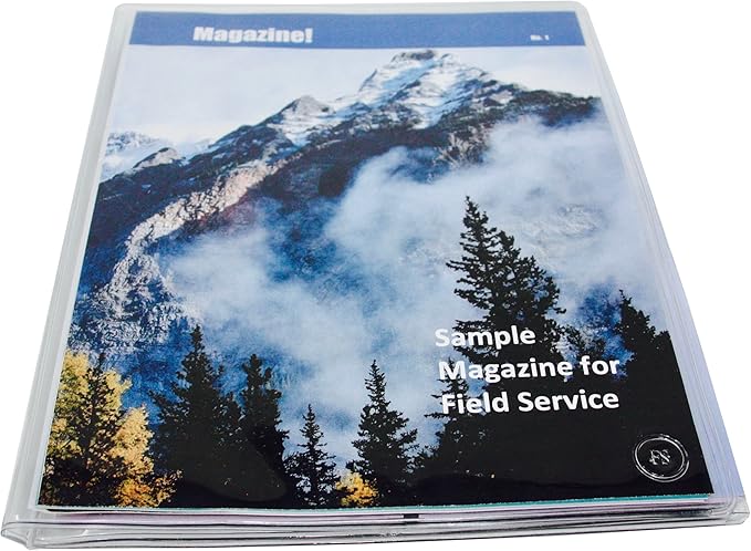 Vinyl Magazine and Tract Organizer