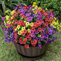 Lnoicy 20 Bundles Artificial Flowers for Outdoor Fake Plants for Spring Decoration,Faux Eucalyptus Flowers for Planter UV Resistant Lifelike for Home Porch Garden（4 Color）