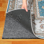 Waterproof Rug Pad, Thick 10x14 ft Under Area Rug Carpet Pad, Non Slip Felt Rug Pads for Hardwood Floors, Keep Carpets in Place Soft and Prevent Rug from Wrinkling or Buckling
