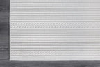 Micro Loop Indoor Rug White 5x7 Boho Geometric Neutral Area Rugs for Living Room Soft Luxury Modern Low and High Pile Durable Stain Resistant Non-Shedding Indoor Area Carpet 5 x 7