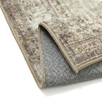 Sage Area Rug 5x7 for Living Room Washable Vintage Carpet Low Pile Non Slip Distressed Soft Traditional Retro Oriental Large Accent Throw Rug Office Kitchen Bedroom Dining Room